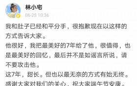林小宅与男友分手的原因是什么 原来和他在一起是为了这
