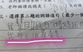 应采儿晒Jasper作业什么梗 小学生造句逗得应采儿哭笑不得