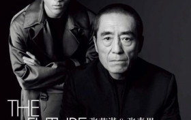 张艺谋和儿子合体 张壹男完全是妈妈的翻版太像了