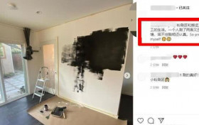 徐静蕾宅家当粉刷工改造豪宅 首晒闺房干净整洁